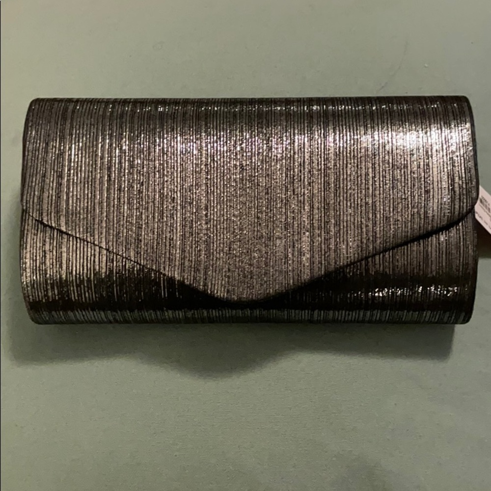 Evening Bag Clutch Purses, black/silver